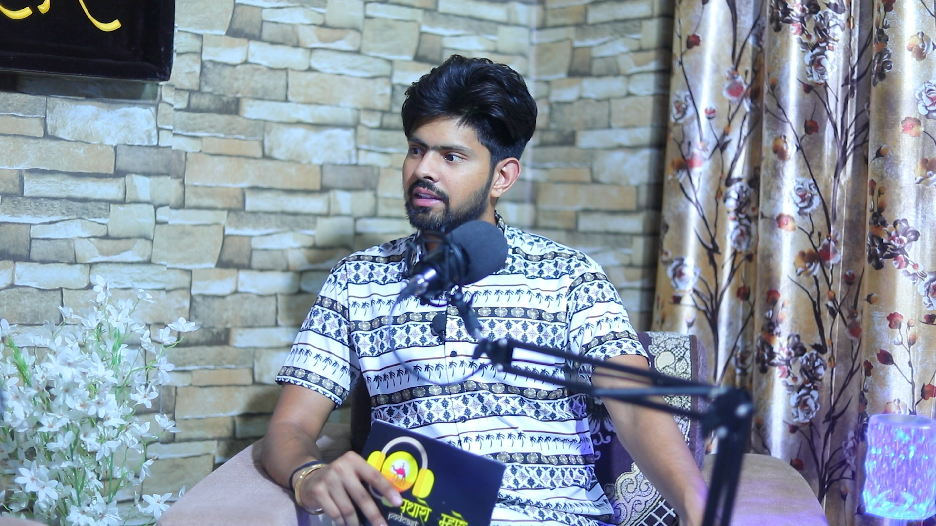 Ks Rathore at Podcast Shoot